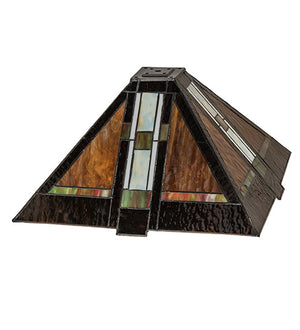 Meyda 16.5" Square Montana Mission Shade '119655
