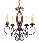 Meyda 22" Wide Elisha 5 Light Chandelier 120247