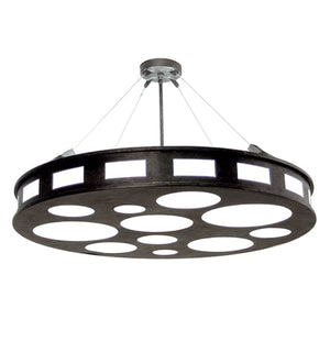 Meyda 42" Wide Geo Semi-Flushmount 120274