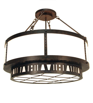 Meyda 36" Wide Loma Semi-Flushmount 120287