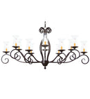Meyda 60" Long Firenze 12 Light Oblong Chandelier 120295