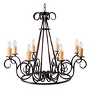 Meyda 42" Wide Marguerite 8 Light Chandelier 120307