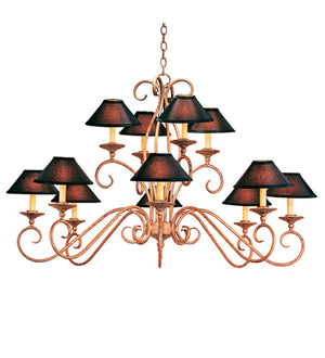Meyda 48" Wide Quinton 12 Light Chandelier '120345