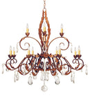 Meyda 48" Wide Country French 12 Light Two Tier Chandelier- 120354