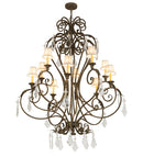 Meyda 48"W Josephine 10 LT Chandelier- 120429