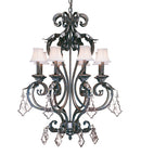 Meyda 28" Wide Josephine 8 Light Chandelier- 120430