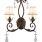Meyda 16" Wide Felicia 2 Light Wall Sconce- 120759