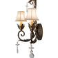 Meyda 16" Wide Felicia 2 Light Wall Sconce- 120759