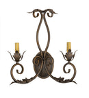 Meyda 16" Wide Felicia 2 Light Wall Sconce- 120759