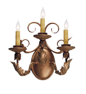 Meyda 12" Wide Natalia 3 Light Wall Sconce '120761