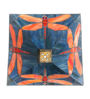 Meyda 13" Square Prairie Dragonfly Shade '12203