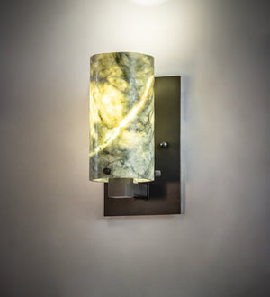 Meyda 4.5"W Cilindro Jadestone Wall Sconce 122140