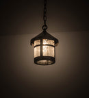 Meyda 8"W Fulton Hanging Lantern Pendant 123995