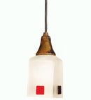 Meyda 4"Sq Metro Fusion Psychedelic Baby Mini Pendant 12412