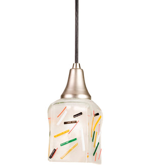 Meyda 4"Sq Metro Fusion Circus Mini Pendant 12428