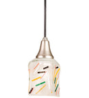 Meyda 4"Sq Metro Fusion Circus Mini Pendant 12428