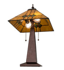 Meyda 24" High Martini Mission Table Lamp- 124521