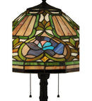 Meyda 26.5"H Tiffany Floral Table Lamp '124816