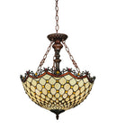 Meyda 18"W Jeweled Katherine Inverted Pendant '124835