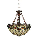 Meyda 18"W Jeweled Katherine Inverted Pendant '124835