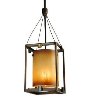Meyda 6.25"Sq Kitzi Cylinder Mini Pendant 125508
