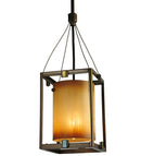 Meyda 6.25"Sq Kitzi Cylinder Mini Pendant 125508