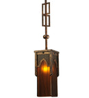 Meyda 5" Square Bellver Mini Pendant 125517