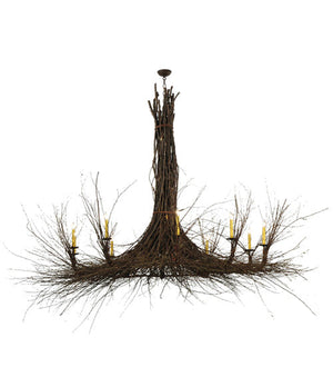 Meyda 100" Wide Twigs 10 Light Chandelier '128154