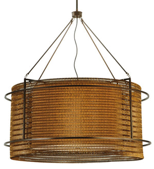 Meyda 47" Wide Maille Drum Pendant 128778