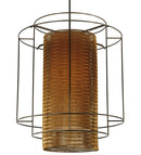 Meyda 49"W Maille Drum Pendant 128780