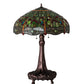 Meyda 31" High Tiffany Hanginghead Dragonfly Table Lamp - 129745