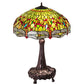 Meyda 31" High Tiffany Hanginghead Dragonfly Table Lamp - 129745