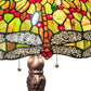 Meyda 31" High Tiffany Hanginghead Dragonfly Table Lamp - 129745