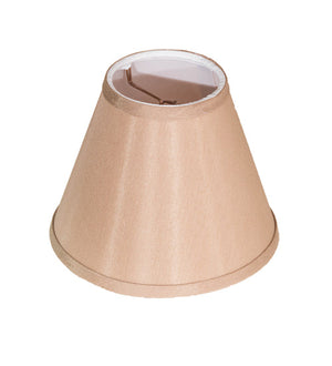 Meyda 6"W X 4.75"H Faille Taupe Shade 130390
