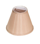 Meyda 6"W X 4.75"H Faille Taupe Shade 130390