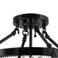 Meyda 16" Wide Chrisanne Crystal Flushmount- 130636