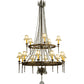 Meyda 48" Wide Amaury 15 Light Two Tier Chandelier- 132050