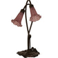 Meyda 16" High Lavender Pond Lily 2 LT Accent Lamp '13209