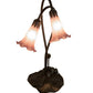 Meyda 16" High Lavender Pond Lily 2 LT Accent Lamp '13209