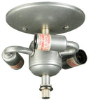 Meyda 3LT Candle Socket Flushmount Hardware Nickel 132119