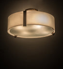 Meyda 18"W Cilindro Bartel Flushmount 133256