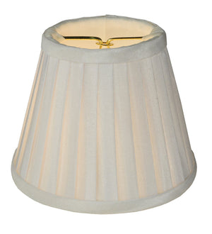 Meyda 5"W X 4"H Channell Tapered & Pleated Shade '219771
