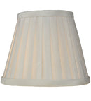 Meyda 5"W X 4"H Channell Tapered & Pleated Shade '219771