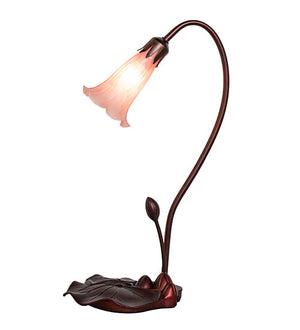 Meyda 16" High Pink Pond Lily Accent Lamp '13447