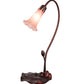 Meyda 16" High Pink Pond Lily Accent Lamp '13447