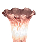 Meyda 7" High Lavender Tiffany Pond Lily Victorian Mini Lamp '13502