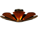 Meyda 48.75"W Metro Fusion Elite Glass Semi-Flushmount '135083