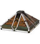 Meyda 17" Square Abilene Shade '135223