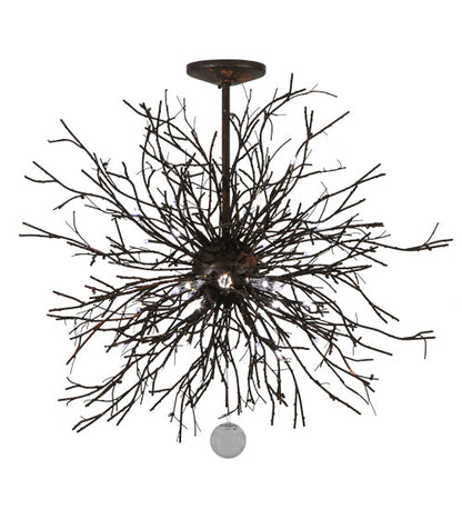 Meyda 36"w Pussy Willow Led Pendant - 136523