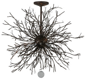 Meyda 36"w Pussy Willow Led Pendant - 136523
